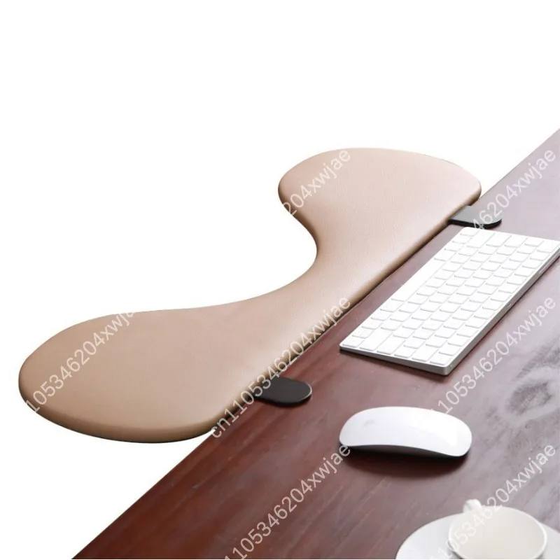 Ergonomic Computer Hand Rest Set with Wrist Guard Mouse Pad Keyboard Arm Bracket and Desktop Extender Support