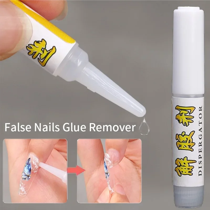 1/3/5PCS Removeing Debonder Glue for Removeing False Nails Rhinestone Liquid Remover Degreaser Nail Art Manicure Cleaner Tools