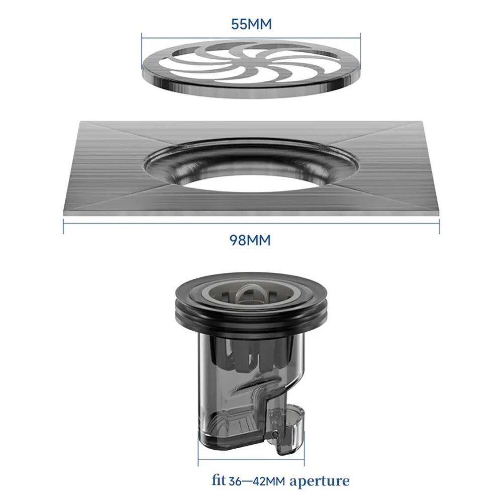Magnetic Closure Valve Insect Proof Drain Secure Snap Connection 304 Stainless Steel Automatic Closure Prevents Crawling Bugs
