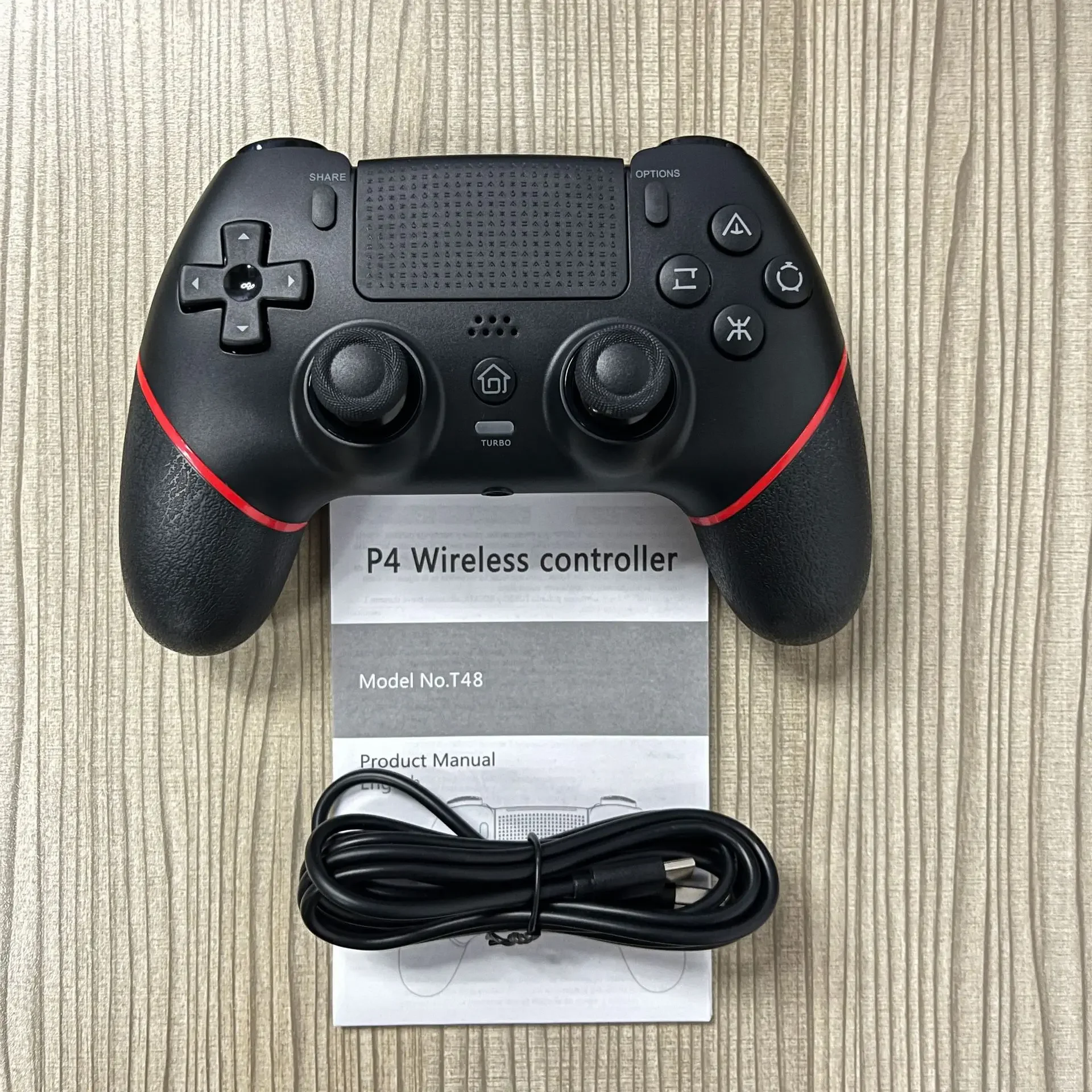 Новый геймпад, беспроводной игровой контроллер T48 Pro Elite Hall Trigger, джойстик Mecha-тактильные кнопки для PS4/PS4 Pro/PS4 Slim/PC