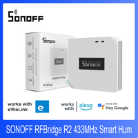 SONOFF RF Bridge R2 433MHz Hum RF PIR3 Motion Sensor DW2 Door&Window Alarm System For Smart Home Alarm Security Work with Alexa