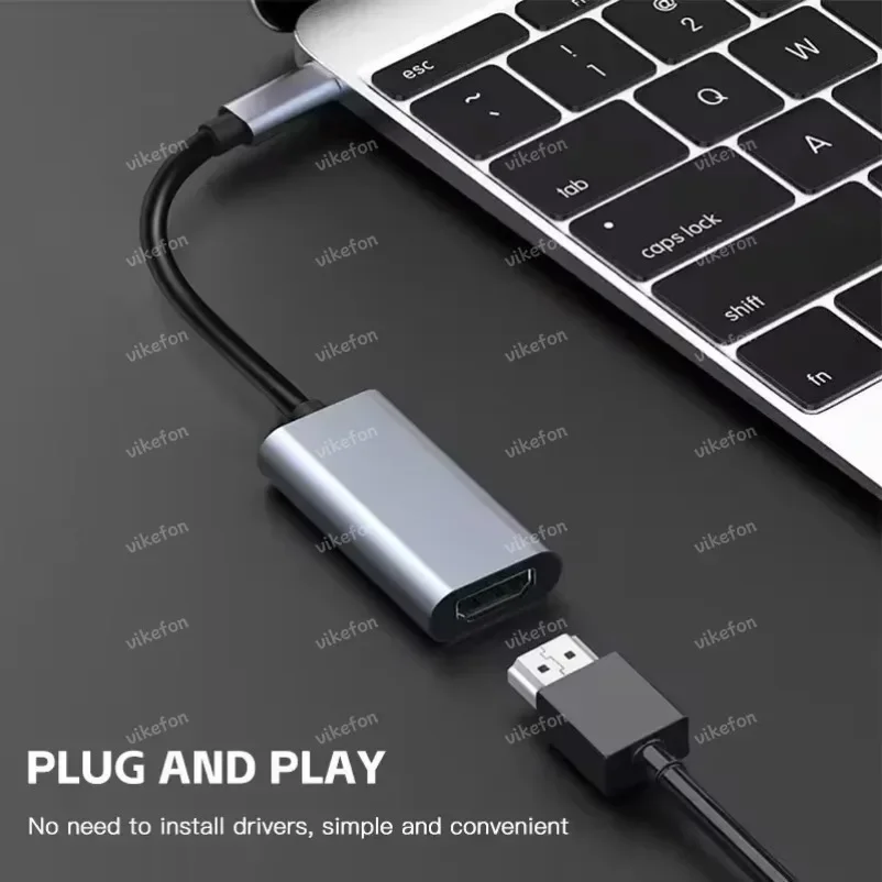 8K HD USB-C إلى Displayport محول Type-C ذكر إلى DP موصل سالب دعم 8K 60 هرتز/4K 120 هرتز مثالي لماك بوك برو ديل