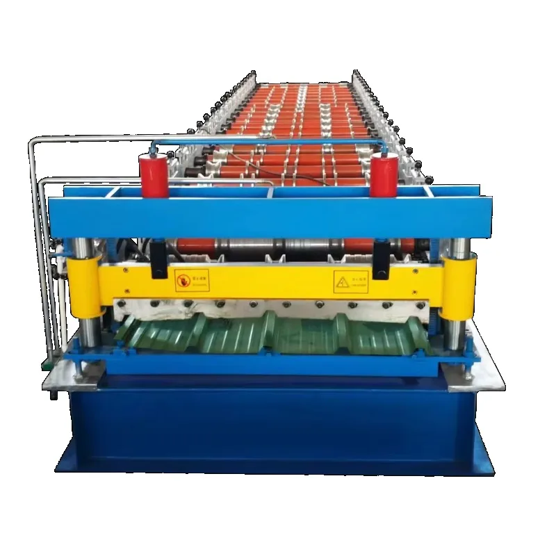 YG Customized 840 Automatic 5 Rib Glazed Colored Steel Tile Pressing Panel Roll Former Forming Machine With Motor For PPGI Roof