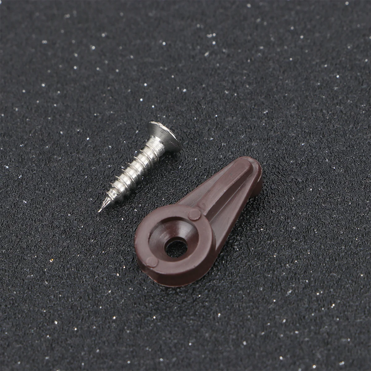 

30Pcs Glass Fixing Clips Strong Holding Touch for Mirror Assembly Furniture Installation Easy to Use Brown Embedded Clip