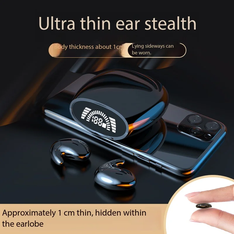 

Wireless Sports Bluetooth Headphones Highend Tws Dual Ear Sleep In Ear Mini Painless Call Noise Cancelling Teless Headsets