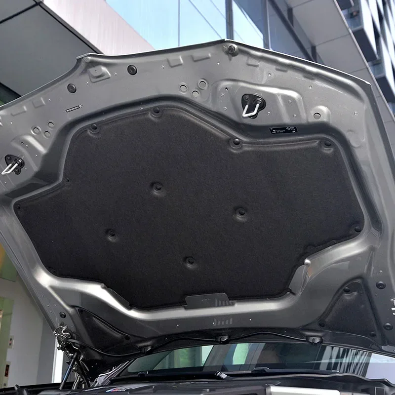 Car Front Engine Soundproof Cotton Hood Cover With Buckle For BMW X3 G01 X4 G02 2018-2020 Sound Insulation Accessories
