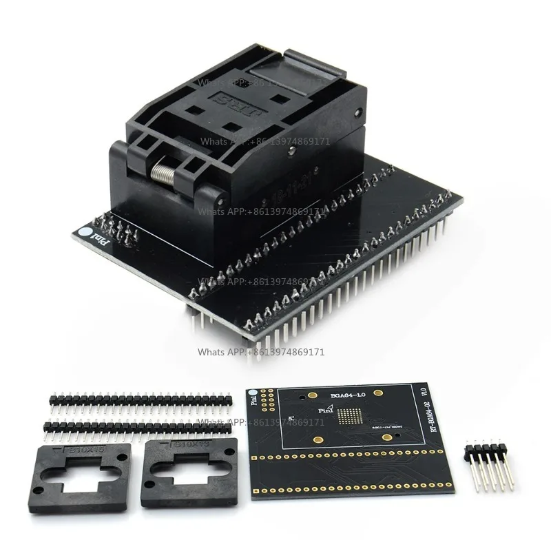 BGA64 EMMC Adapter for RT809H Programmer Universal RT-BGA64-1 1.0mm RT-BGA64-02 Socket Test Chips