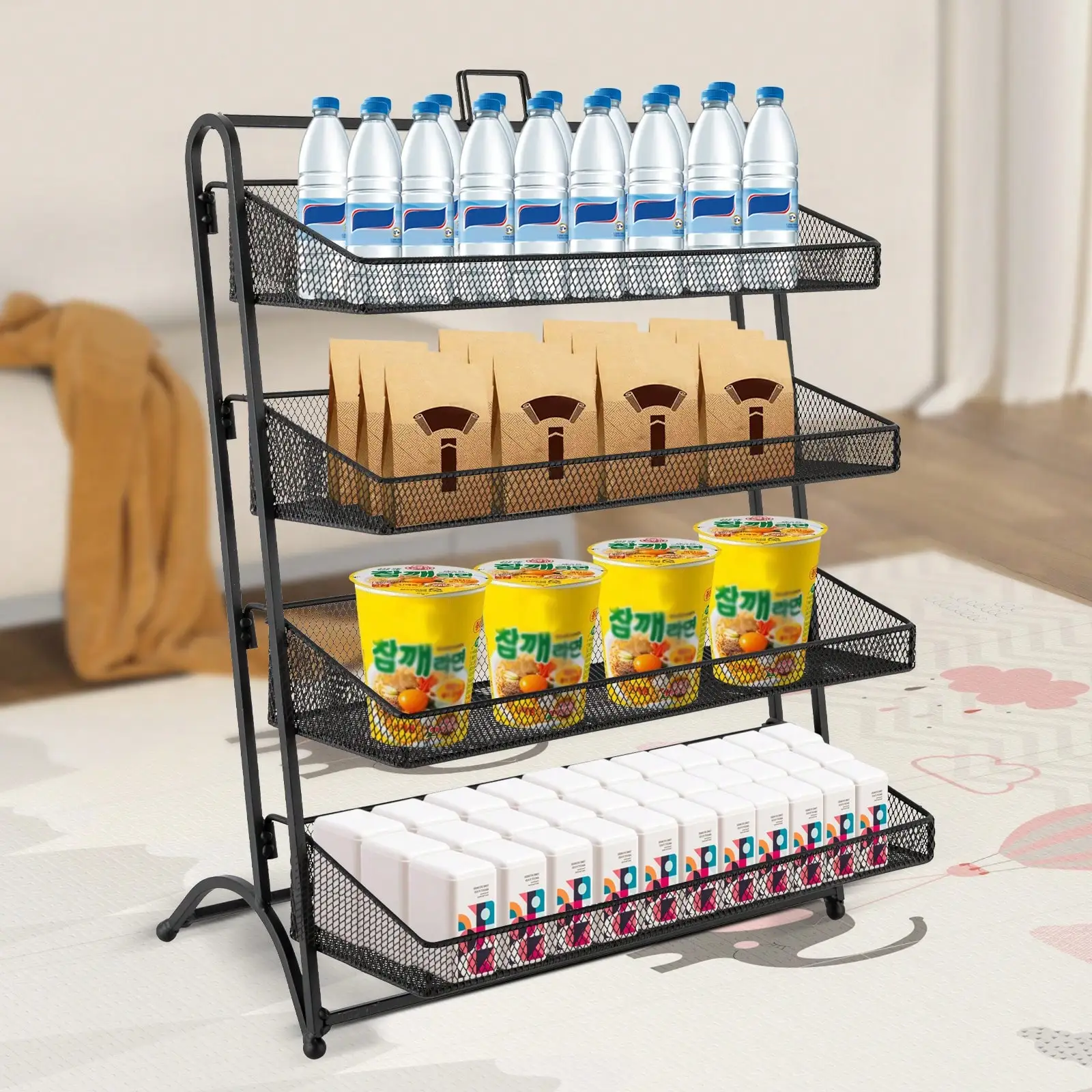 

Supermarket Cash Register Gum Lip Balm Shelf Multi-Layer Convenience Store Display Shelf Snack Store Display Rack