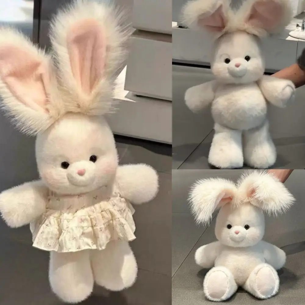 Soft Rabbit Stuffed Animal Plush Pillow Cute Emotional Support Plush Toy 17.7inch with Long Ear Stuffed Animals Plush