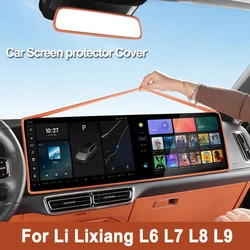 Per Li Lixiang L6 L7 L8 L9 MEGA 2022 2023 2024 Car Central Control Navigation Display Screen Cover protettiva in Silicone