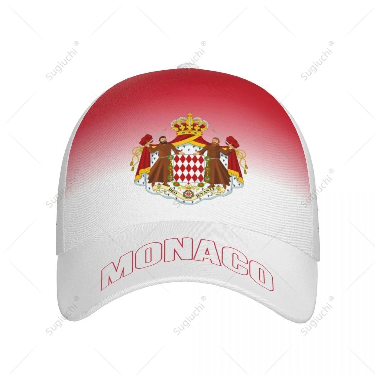 Unisex Baseball Cap Hat Monaco Flag Gradient Color 3D Printing for Tennis Outdoor Bike Bicycle Golf Baseball Sports Fans