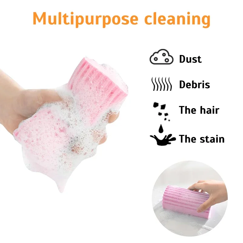 

Damp Clean Duster PVA Sponge Reusable Duster for Blinds Glass Window Dusting Wet Duster Powder Cleaning Sponge Powder Cleaning