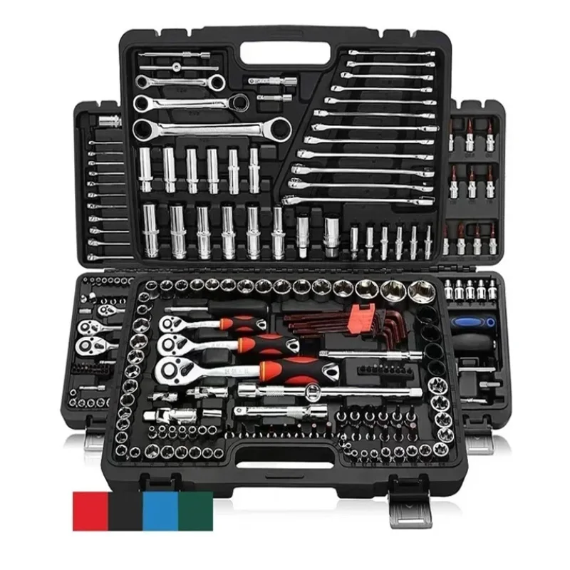 46pcs Socket Set Car Repair Tool Ratchet Spanner Wrench Set Pawl Socket Spanner Screwdriver Professional Metalworking Tool Kit