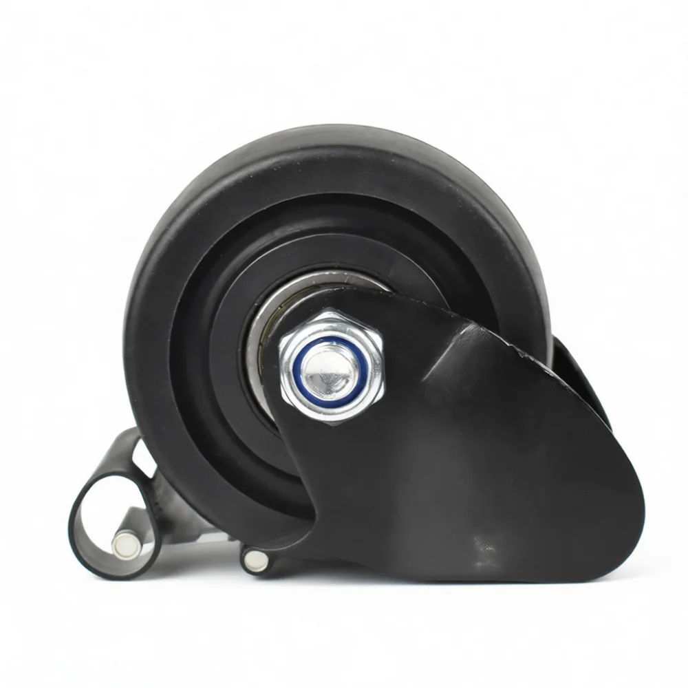 Heavy Duty Industrial Caster Nylon Wheel Swivel Fixed Brake Hardware Replacement Equipment Trolley Mover Furniture Part