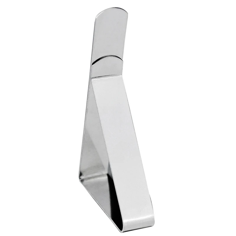 4PCS Stainless Steel Tablecloth Clamps Wedding Promenade Table Cover Holder Clip