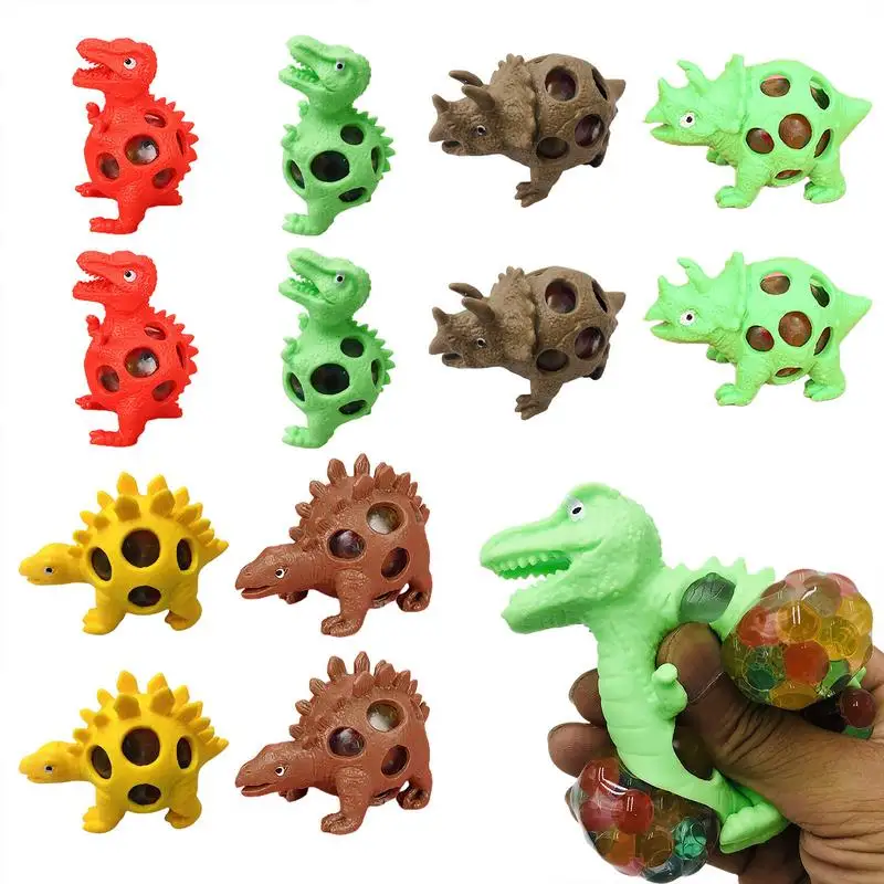 Brinquedo Dinossauro com Bolas de Uva, Alívio Antistress, Engraçado Halloween Tricky Brinquedos, Animais fofos, Brinquedo Sensorial Presentes