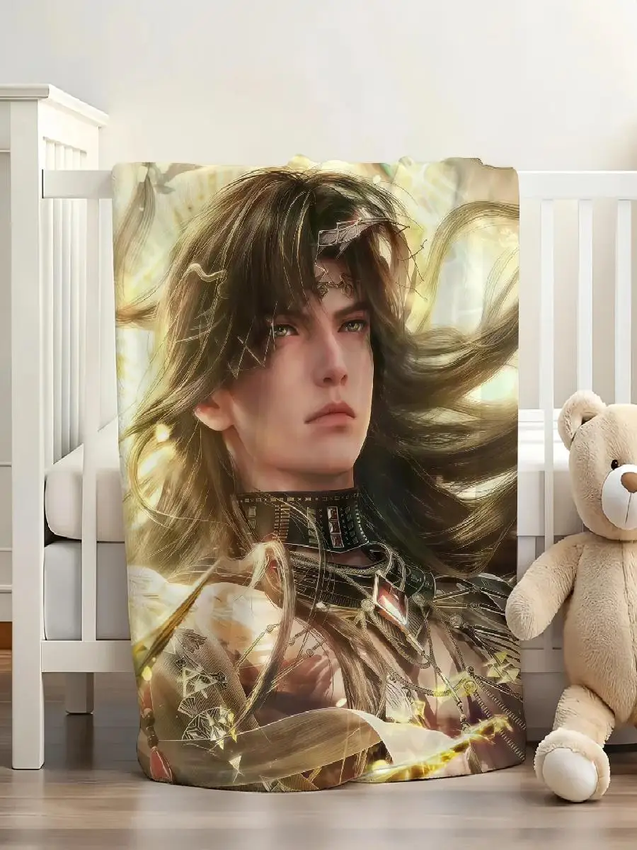 Love and Deepspace Zayne Blanket for Sofa Office Bed Plane Travel Sleep Read Relax Camping  Soft and Warm