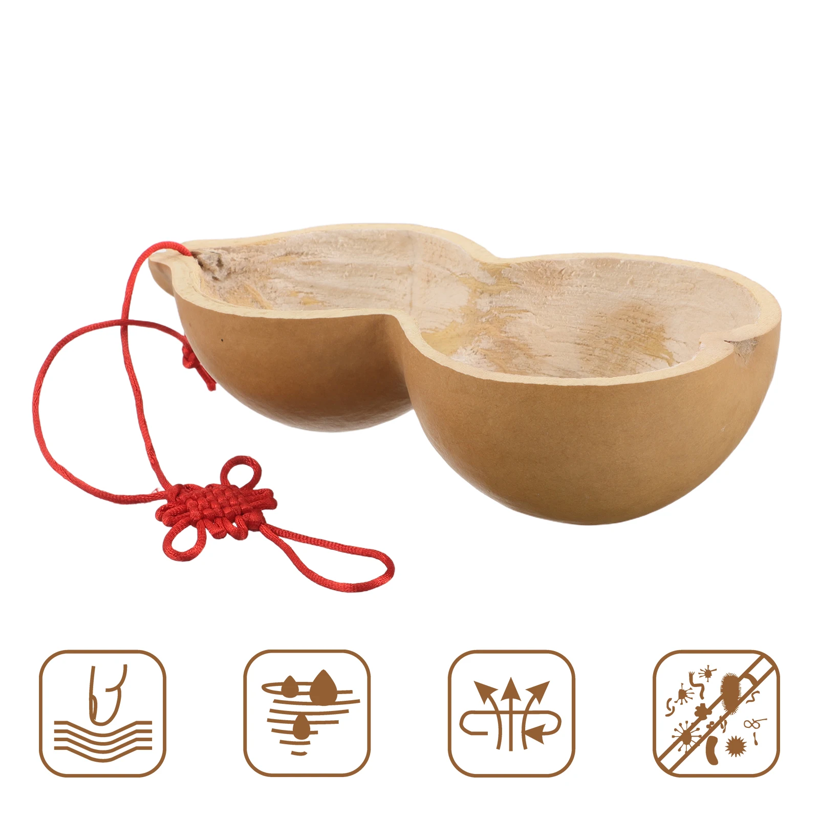 

Natural Gourd Bathroom Water Dipper Bathroom Multi Use Dipper Bucket Gardening Hair Washing Eco Bath Scoop Kitchen Bath Tool