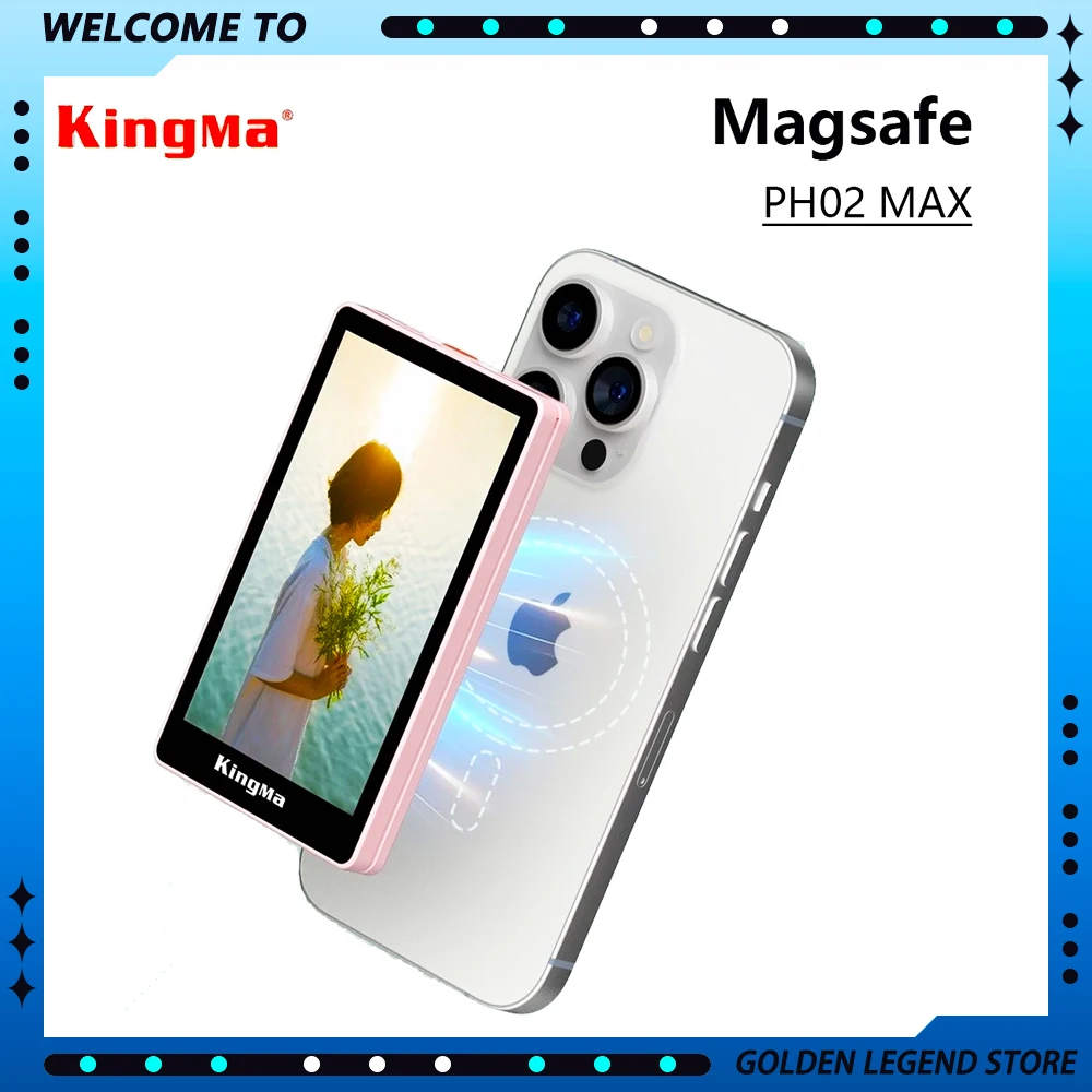 Kingma PH02 Max Photography Vlog Selfie Magnetic Monitor Screen iPhone13 14 15 16 pro MAX Samsung S24 Ultra Xiaomi 13 14 Ultra