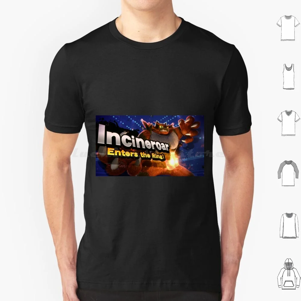 Incineroar entra en el anillo camiseta hombres mujeres niños 6xl Incineroar Incineroar sol y luna sol y luna Smash Smash