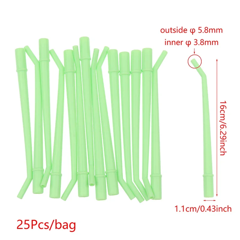 

250pcs Disposable Dental Saliva Ejector Surgical Suction Tips Long Slim Type Dentistry Clinic Strong Suction Tube Lab Tools