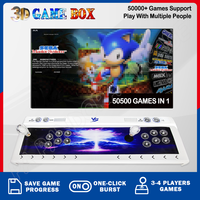 2025 Extra Large 3D Pandora Game box arcade 50500 games in 1 Dual Joystick 720P HD connected Suitable For Family Play New