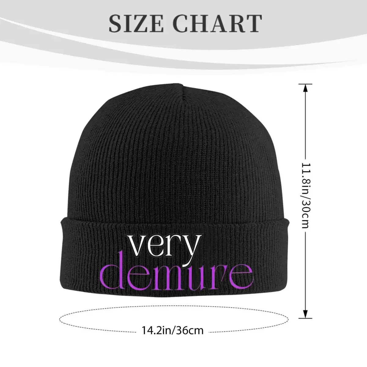 Very Demure Hats Autumn Winter Skullies Beanies Ski Caps Female Male Knitted Caps