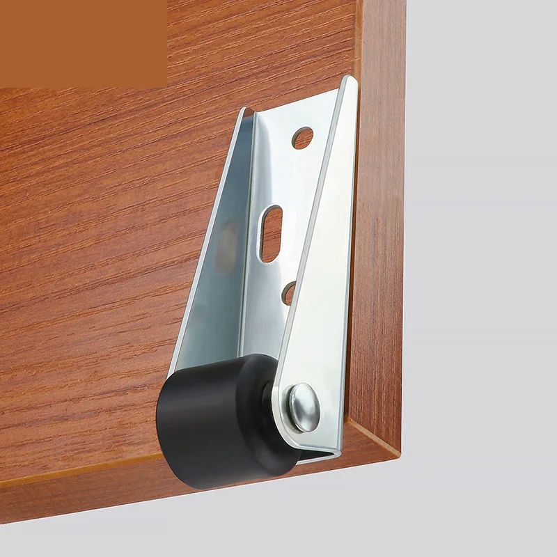 Quiet Vertical Mini Track Sliding Door Wheels Nylon Universal Furniture Moving Support Weight Bearing Drape Wheels for Home Impr