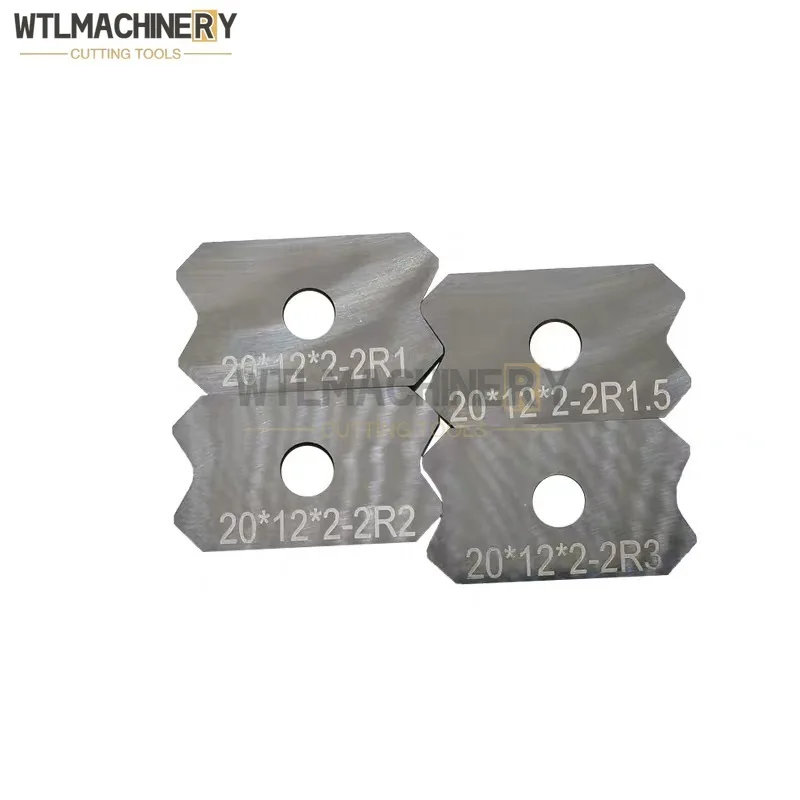 Imagem -02 - Lâminas de Raspador de Borda Fresa Faca de Acabamento Acessórios para Máquinas de Madeira 20x12x2 10 Pcs