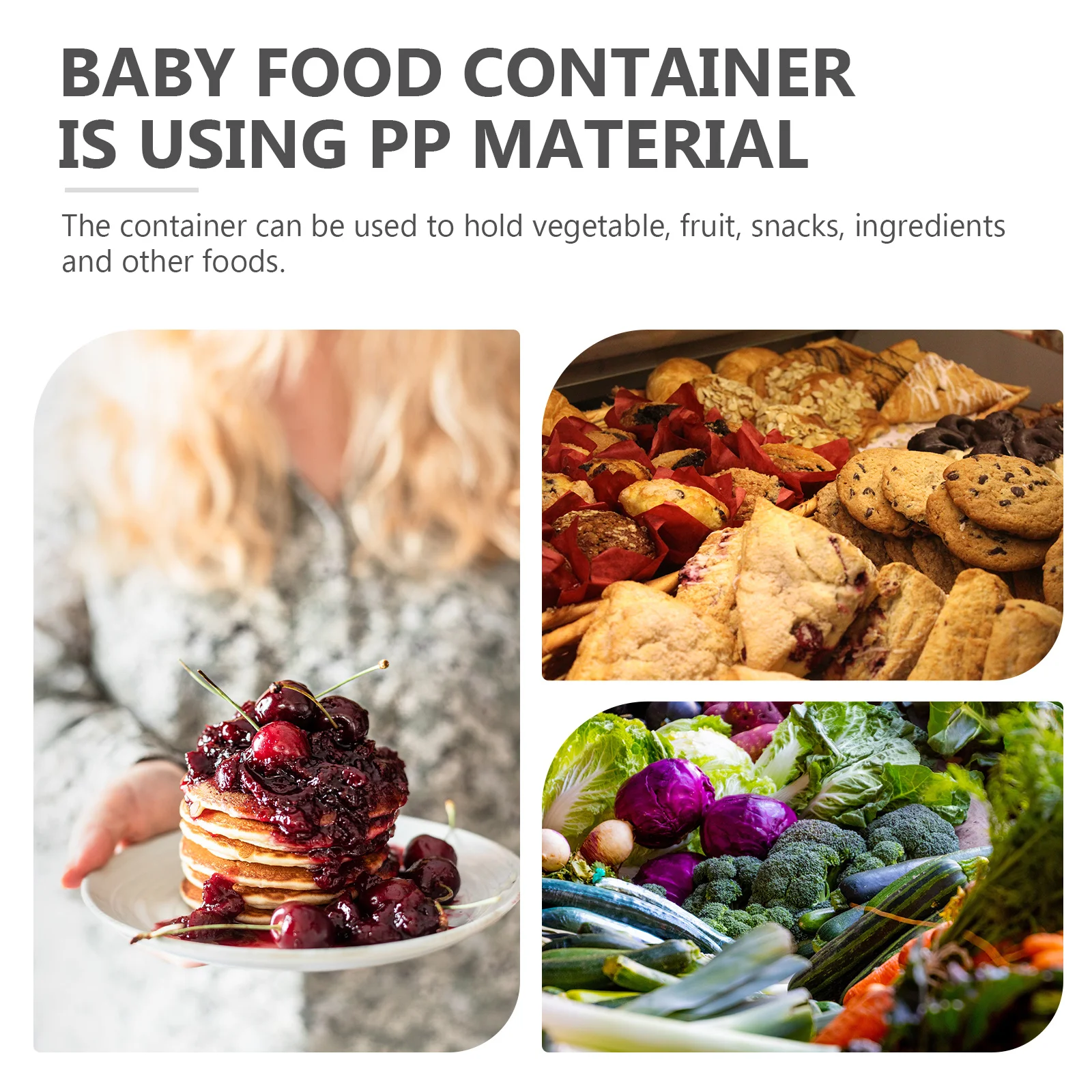 

3pcs Food Storage Boxes Assorted Colors Plastic Fridge Preservation Container For Vegetable Fruit Snacks Sealed Box Fresh