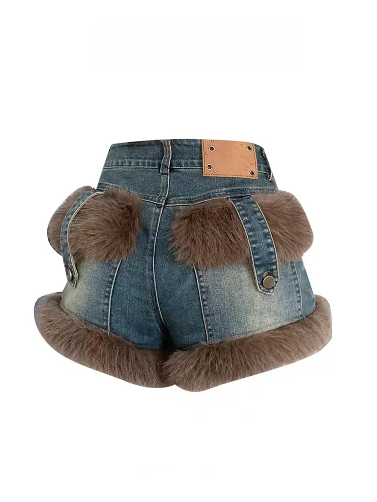 

Американские джинсовые орлы Spicy Girl, женские осенне-зимние универсальные утягивающие джинсы с высокой талией, прямые синие джинсы, модные