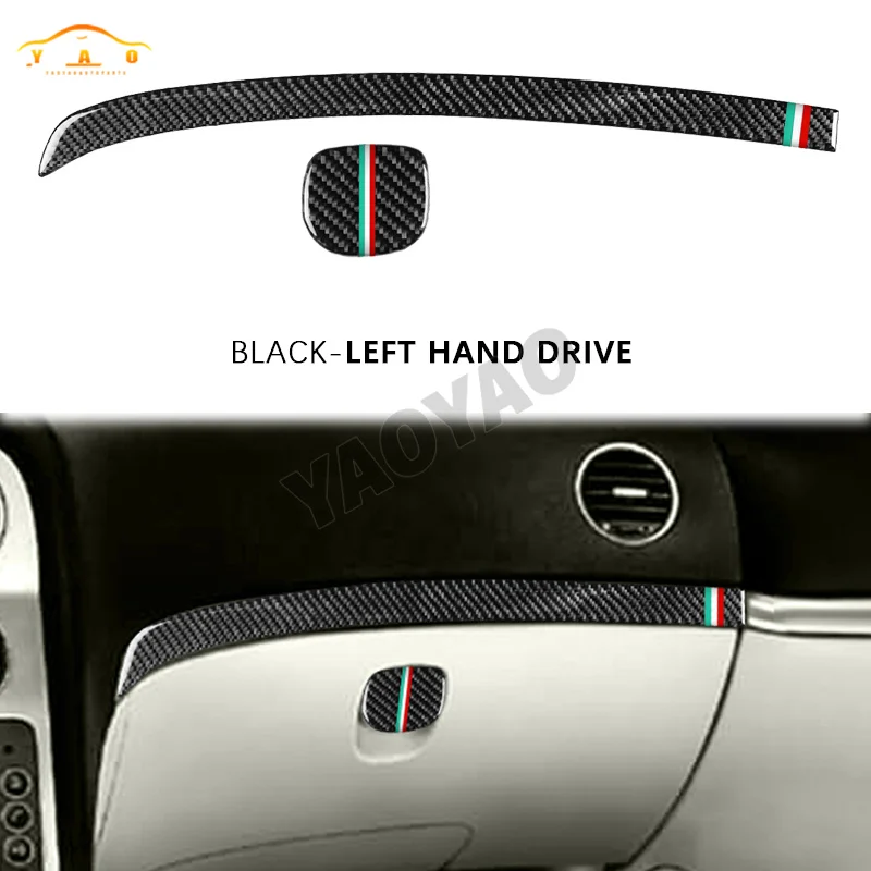 

Car Sticker For Alfa Romeo 159 Brera Spider 2004-2011 Carbon Fiber Car Driver Co-pilot Strip Decoration Interior Accessories