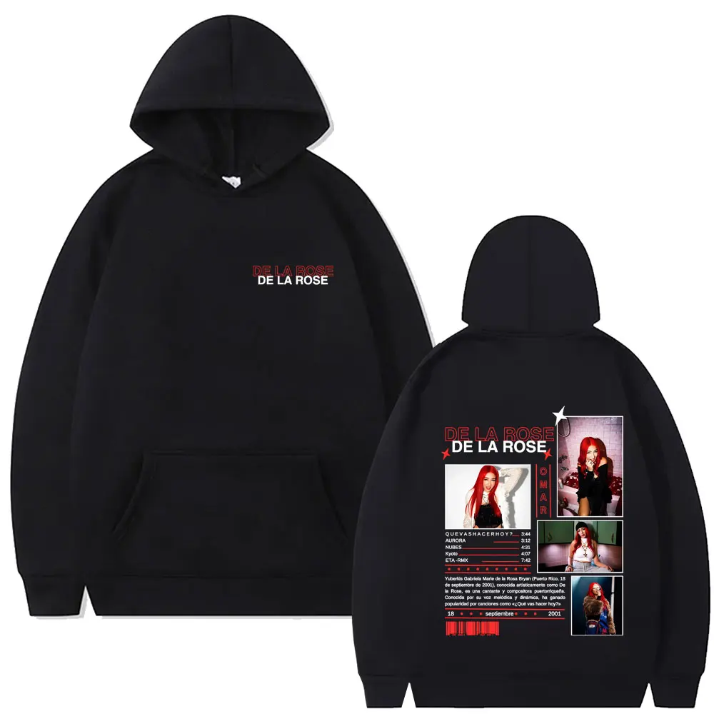 

Singer De La Rose Album Graphic Hoodie Men Women Clothing Hip Hop Fashion Oversized Pullover Unisex Vintage Oversized Hoodies