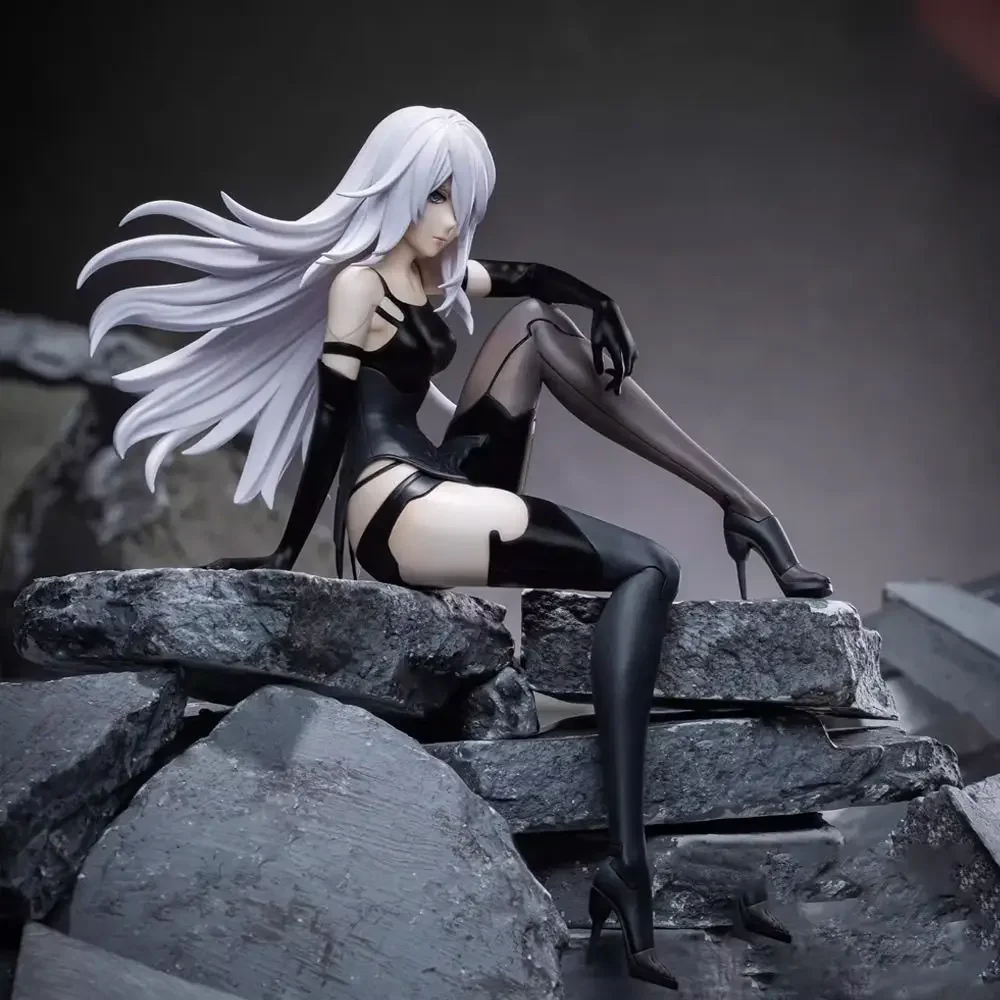 Original Sega NieR:Automata Ver1.1a Chokonose Premium Figure A2 YoRHa Type A No.2 Anime Figure Action Model Collectible Toys Gif