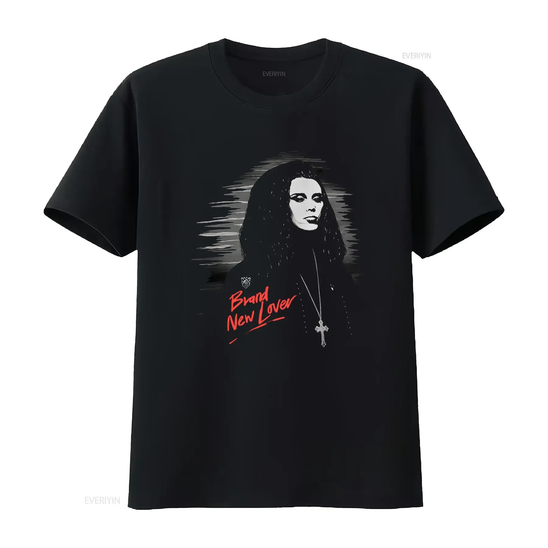 Nouveau T-shirt en coton noir de marque Lover, style Dead Or Alive, toutes tailles disponibles, vintage, légèrement délavé, unisexe, polyvalent, tendance