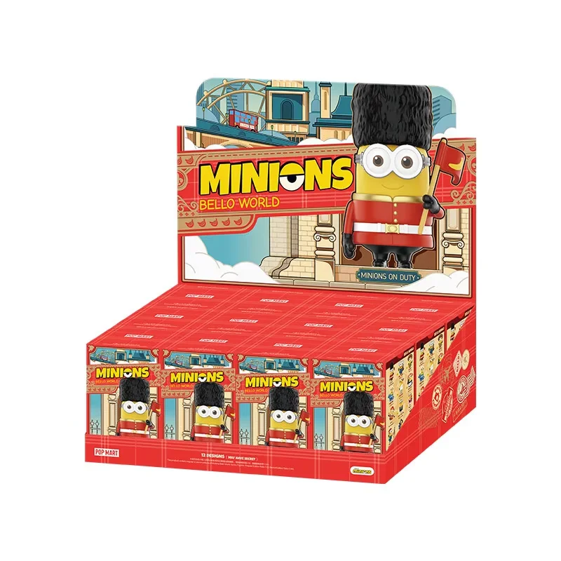 

POPMART MINIONS BELLO WORLD Series Mystery Box Genuine Blind Box Guess Toys Bag Anime Figure Desktop Ornaments Model Gift Girl