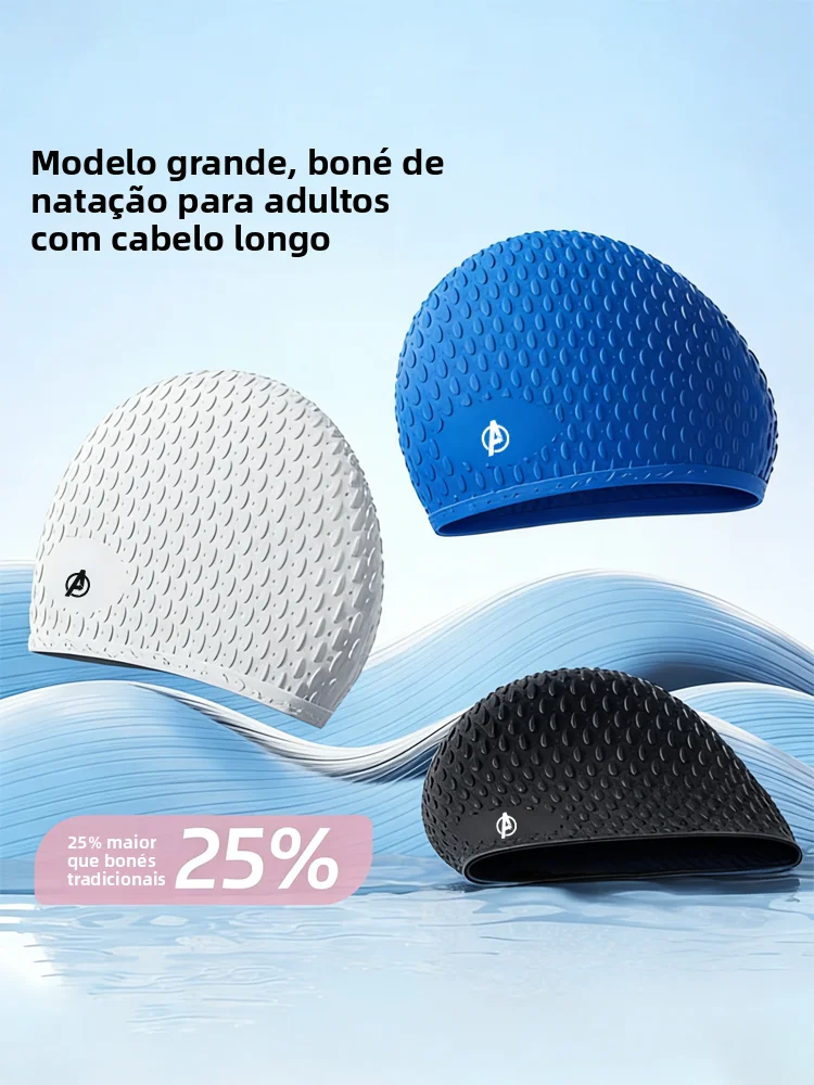 women's-swimming-cap-silicone-large-head-size-high-aesthetic-waterproof-long-hair-not-tight-head-special-adult-swimming-cap