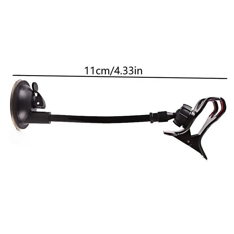 

360° Rotatable Guitar Phone Mount - Portable Music Stand Holder with Suction Cup, Hands-Free Lyrics Viewer for Singing Practice
