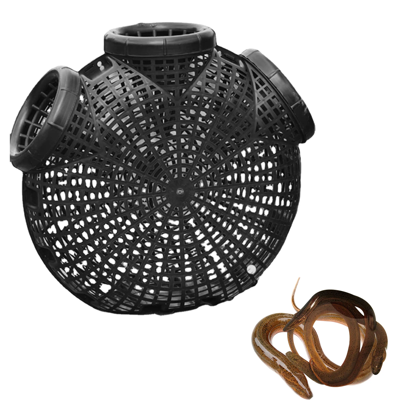 

Fish Cage Net Portable Crab Fish Nets For Fish Eel EEL Trap Crayfish Trap Robust Crayfish Traps For Lakes For Catching Shrimp