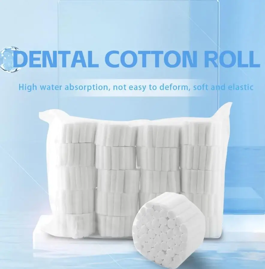 Disposable Dental Cotton Rolls Tooth Gem High-purity Cotton Roll Dentist Supplies