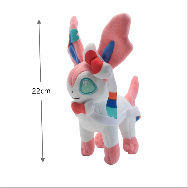 Pokemon Eevee Stuffed Plush Doll Toy 20CM Pikachu Eeveelution Glaceon Leafeon Umbreon Espeon Jolteon Vaporeon Pet Elves Gift