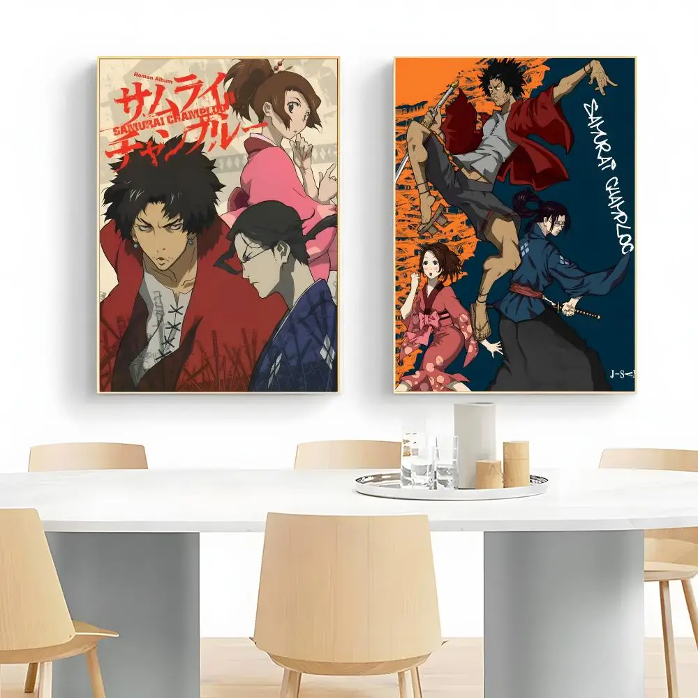 classic anime s-samurai champloo Poster Wall Art Print Decorative Mural Home Decor Gift Unframed