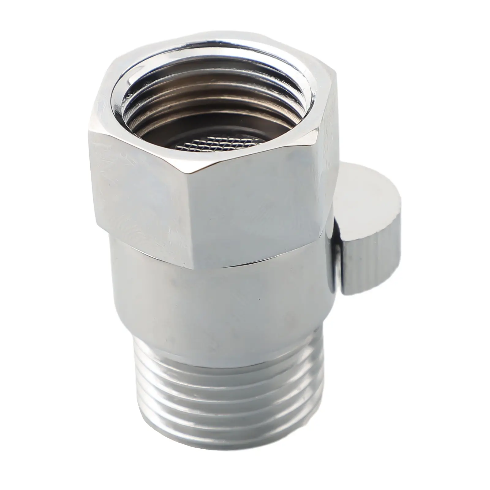 

Быстрый переключатель для душа, клапан управления потоком воды, 40 мм, латунный латунный регулятор воды, хромированная отделка, устойчивый к коррозии