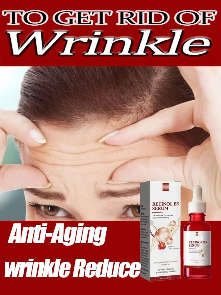 Retinol środek do usuwania zmarszczek serum do twarzy ujędrniający Lifting Anti-Aging płyn znikną drobne linie wybielanie koreańskie produkty do pielęgnacji skóry