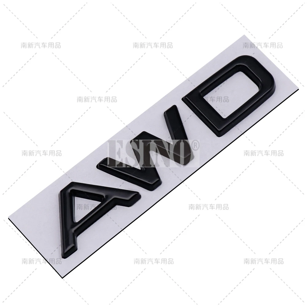 Car Styling 3D AWD Metal Zinc Alloy Emblem Car Body Badge Sticker for Lexus RX300 RX350 RX450 RX500 NX260 NX300 NX350