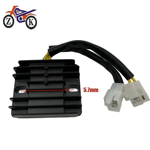 Imagen 2 del producto Rectificador regulado por voltaje de 12V CC para GY6, 50cc, 125cc, 150cc, 200cc, 250cc, Motocross, Scooter, ATV, Quad, Go-Kart, piezas de repuesto