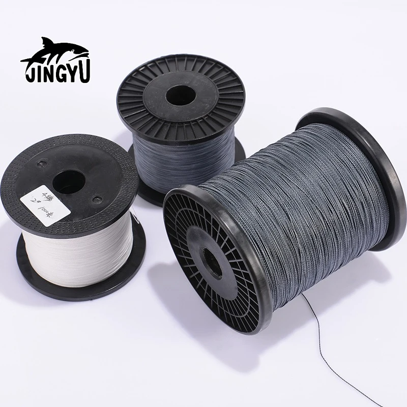 

1000M 4 Strands PE Braided Fishing Line Super Strong Abrasion Resistant Bite Proof Main Line Leader Line for Freshwater Saltwate