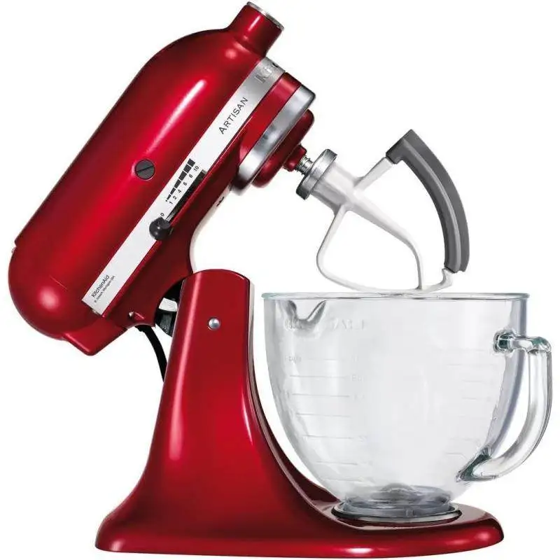 KitchenAid 4.5-5 QT inclined head vertical mixer accessory with flexible silicone edge mixer blade bowl scraper