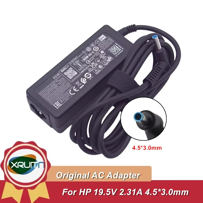 

Оригинальное зарядное устройство переменного тока 45 Вт для HP ProBook 650 G4 G3 19,5 В 2,31 А Блок питания TPN-DA16 TPN-LA15 TPN-CA14 TPN-AA05 741727-001