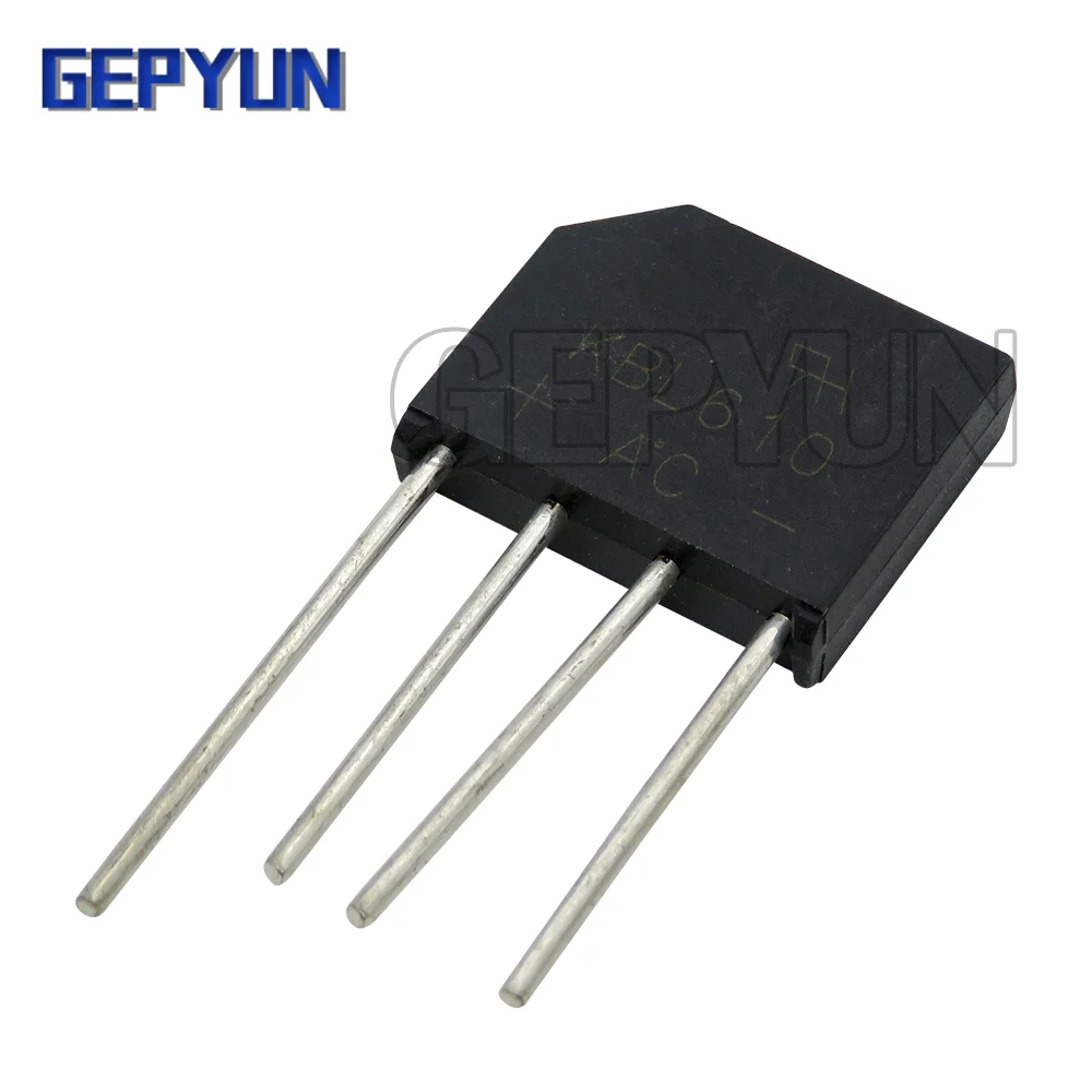 5pcs KBL610 1000V 6A 610 ZIP Bridge rectifier rectifier bridge